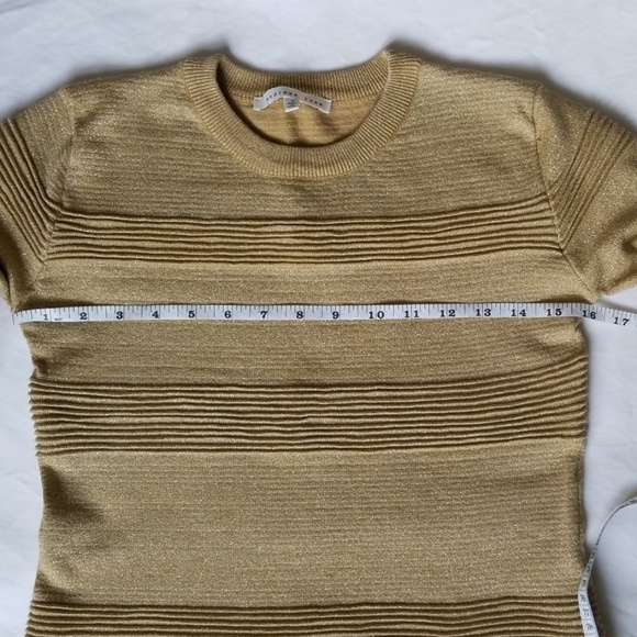 Endless Rose glittery knit top short sleeve Small - Picture 5 of 8